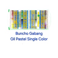 Buncho Dong-A Gabang Crayon Oil Pastel Single Color 1pack 6pcs