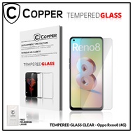 Oppo Reno 8 (4G) - COPPER TEMPERED GLASS FULL CLEAR