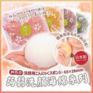 [Yamamoto Farm] Wanoli Konjac Face Wash Sponge Japan [Ict _ Outlet]