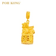 POH KONG 916/22K Gold Auspicious Fortune Guardian Pixiu Pendant