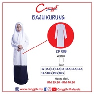 CANGGIH CP009 BAJU KURUNG ( WHITE ) SCHOOL UNIFORM