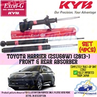 TOYOTA HARRIER ZSU60 ZSU60W (2013~) KAYABA KYB JAPAN EXCEL G GAS SHOCK ABSORBER FRONT 2PCS + REAR 2P
