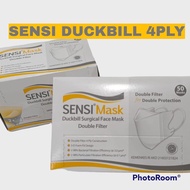 MASKER SENSI DUCKBILL 4PLY Masker 3 ply Face DUCKBILL mask isi 50pcs asli SENSI