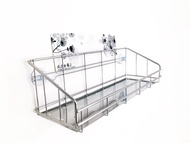 免鑽孔 貼片 萬用架 廚房調味料架 置物架 經典風格 304不鏽鋼製