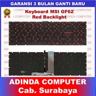 MSI GF62 GF65 GF75 GL63 GL65 GL73 GL75 GP63 GP65 GP73 GP75 Red White RGB Backlight Backlit Keyboard