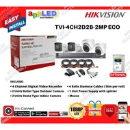 COD ❈ BRAND NEW HIKVISION CCTV CAMERA PACKAGE 2Mp (Eco) 4 CAMERAS TURBO HD CCTV PACKAGE 4 CHANN