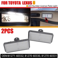 Car Number License Plate Light Error Free 2pcs For Lexus LX470 LX570 GX470 Toyota Land Cruiser 100 2