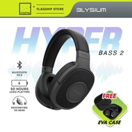 Elysium Signature Hyperbass 2 Bluetooth 5.0 Headphone with 50 Hour Playback Time | Powerful Bass