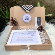 (COD) Custom Acrylic Certificate + Medal Bestie Friend Gift