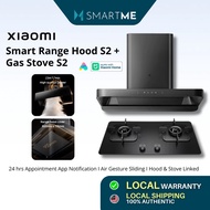 Xiaomi Mijia Smart Range Hood S2 + Gas Stove S2 AI Supercharged 900mm Deep Cavity Smoke AI Cruise Bo