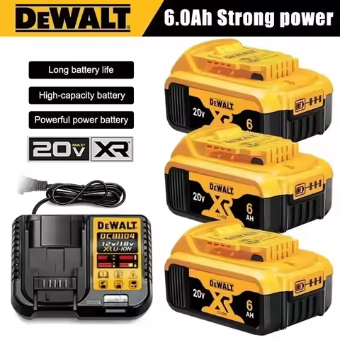 DeWALT Original Battery 20V/60V 6Ah 9Ah MAX FlexVolt for DCB606 DCB205 DCB206 DCB209 DCB182 Power To