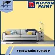 1L / 5L Nippon Paint Yellow Sails YO 1125 P For Interior Wall Paint（Satin Glo / Easywash / Super Mat