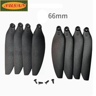 SUSANS Remote Control Drone Parts, Plastic 58mm/66mm Folding Propeller Blades, Black Universal Quadc