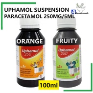 Uphamol Paracetamol Syrup Paracetamol 250mg/5ml Children Suspension (100ml) / Syringe 5ml / 10ml