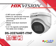 Hikvision DS-2CE76H0T-ITMF (C) 5MP Turret Analog Infrared Metal CCTV Camera