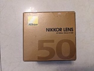 Nikon nikkor af 50mm 1.8D 盒