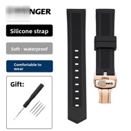 WENG-ER Swiss Army Knife Watch Band 16/18/19/20/21/22/24/26mm Natural Rubber Silicone Strap Waterpro