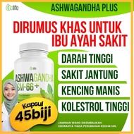 ASHWAGANDHA KSM-66 GOLIFE HQ 100% ORIGINAL |  45 KAPSUL/BOTOL