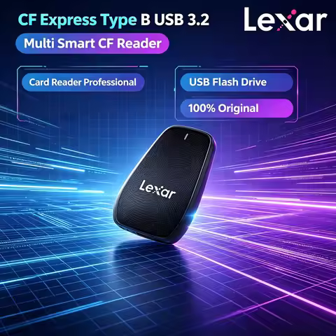 Lexar Pro USB 3.2 Gen2x2 CFexpress Type B Reader 20Gbps High Speed for 8K RAW Video High Resolution 