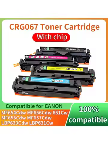 With Chip CRG-067 crg067 067 Toner Cartridge Compatible for CANON MF654Cdw MF656Cdw MF651Cw MF655Cdw