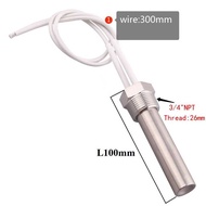 DC 12V Solar Cartridge Heater Tubular Heat Pipe Dn20 Cydrical Immersion Heating Element 100W ing