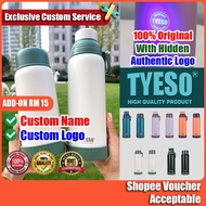 🔥Authorised🔥 TYESO Botol Air Tumbler Termos 2 Penutup Ukir Nama Tahan Sejuk Panas Travel Hadiah Buda