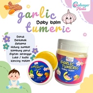 Garlic Tumeric Baby Balm Cahaya Mata 6g Garlic Balm | Garlic Oil Balm Turmeric Baby Cough Cold