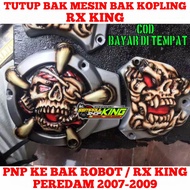 Tutup bak mesin rx king cover bak kopling rxking custom tengkorak timbul