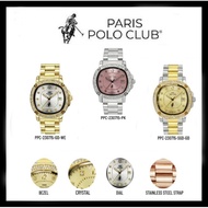 Paris Polo Club นาฬิกาผู้หญิง   สายสเตนเลส รุ่น PPC-230715 *ส่งฟรี*