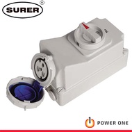 Surer 2991 Industrial Interlock Switch Socket 2P+E, 32A 240V, IP67 (2990 Series)