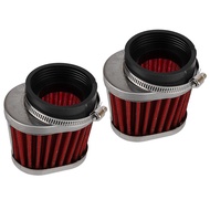 NEW 2Pcs 54mm Carburetor Oval Pod Air Cleaners Filters Fit for Honda CB650 CB750 CB900 CB1000 CB1100