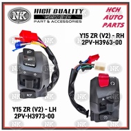HANDLE SWITCH ASSY (LH & RH) - YAMAHA - Y15 ZR (V2)/ Y15 (V2) (2PV-H3973-00 & 2PV-H3963-00) (NK)