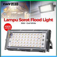 COD TaffLED Lampu Sorot LED Outdoor Spotlight Waterproof 6500K 240V 50W / lampu taman hias depan ru