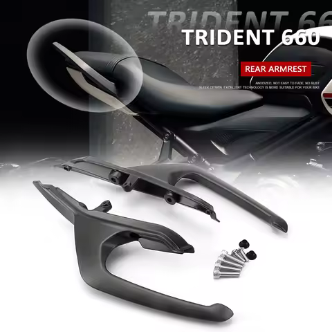 New Motorcycle For Trident660 Trident TRIDENT 660 2021-2025 2024 Aluminum Rear Grab Bars Seat Pillio