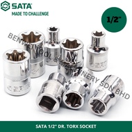 SATA 1/2'' DR. TORX SOCKET / E STAR SOCKET BOX / E10 E12 E14 E16 E18 E20 E22 E24