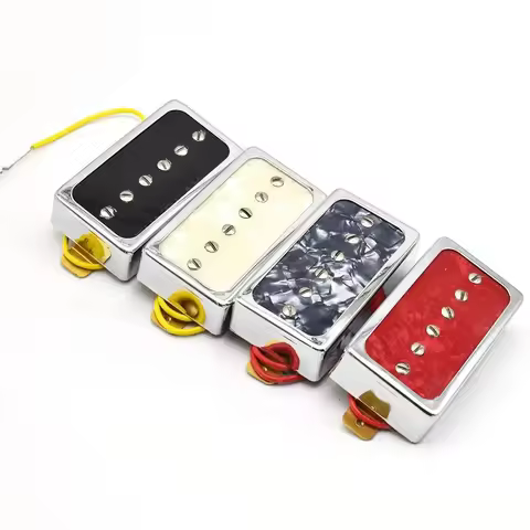 P90 Style Electric Guitar Pickup Humbucker Size Single Coil Pickup Neck Bridge Guitar Parts and Acce