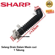 Selang karet Drain Dalam mesin cuci Sharp 1 Tabung Top Loading