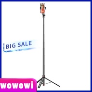 wowowi EBTOOLS 176 Cm Selfie Stick Tripod  Adjustable Height with Auto Open Detachable Phone clamp A
