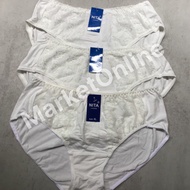 10 Quần Lót Nữ Cạp Cao Chất Cotton Lụa Phối Ren Cao Cấp Bigsize 48kg Đến 100kg Mềm Mát Co Giãn Mark