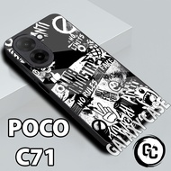 Glossy Softcase poco C71/Case poco C71 Men's/case poco C71 glitter/casing poco C71/case hp poco C71