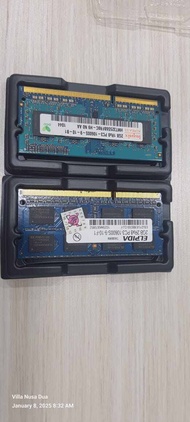 memory ram sodim ddr3 2gb 10600 bekas