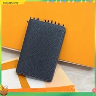 [Clearance]  active Men's Genuine Cowhide Leather Card Wallet 2 Card Slots Pull Up Finished - Brown 