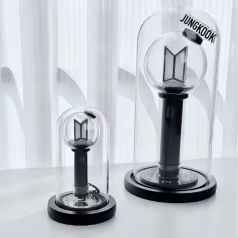 Bts Mini Army Matching Base Keychain Base And Display Glass Cover Desktop Ornament Suitable As Gift