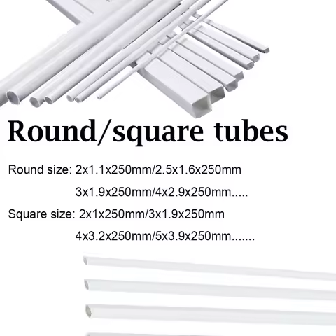 ABS plastic square tube hollow pipe round plastic pipe hollow pipe fish tank aquarium garden irrigat