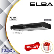 Airbnb Condo Hood | Elba Slim Hood 75CM ESH-M7598BK 900m3/HR | 160W | Charcoal Filter | elba hood 75