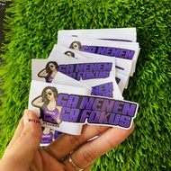 sticker motor mobil - stiker GA NENEN GA FOKUS jok belakang rxking rx king