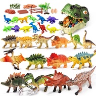 Children Simulation Dinosaur World Toy For Boy Jurassic Models Action Figures PVC Tyrannosaurus Animals Park Kids 3 Years Gift