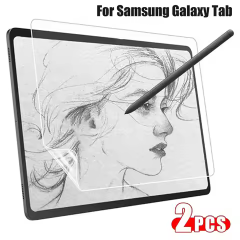 2Pcs Pen Feel Like Writing on Paper For Samsung Galaxy Tab S8 S10 Ultra S7 S9 FE S6 Lite Screen Prot