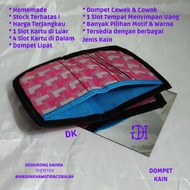 Geokjeong Hajima Fabric Wallet Homemade/ Limited Stock/ Men's and Women's/ Folding Wallet/ Patterned