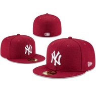 Non-adjustable NY American Hip-Hop Baseball cap Big Head Fully Enclosed Men Women Wholesale Basic Em